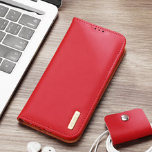 Заредете изображение във визуализатора на галерията – Dux Ducis Hivo case Samsung Galaxy S23+ flip cover wallet stand RFID blocking brown
