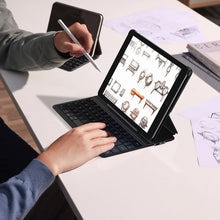 Заредете изображение във визуализатора на галерията – Baseus Brilliance Series keyboard case for iPad 10.2'' (2019/2020/2021) + USB-C cable - black

