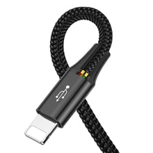 Заредете изображение във визуализатора на галерията – Baseus Lightning / 2x USB Type C / micro USB nylon braided cable 3.5A 1.2m black (CA1T4-B01) - TopMag
