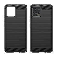 Заредете изображение във визуализатора на галерията – Carbon Case for Motorola Moto G72 flexible silicone carbon cover black
