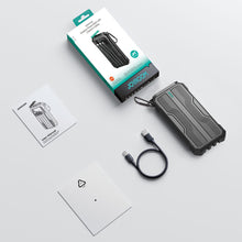 Заредете изображение във визуализатора на галерията – Powerbank 10000mAh Joyroom JR-L016 with built-in USB-C/micro USB/ Lightning cables - black
