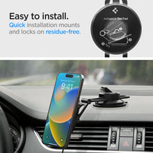 Заредете изображение във визуализатора на галерията – Spigen ITM35W ONETAP PRO 3 MAGNETIC MAGSAFE DASHBOARD CAR MOUNT WIRELESS CHARGER BLACK
