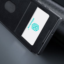 Заредете изображение във визуализатора на галерията – Nillkin Qin Leather Pro Case for Samsung Galaxy S23 Flip Cover Camera Cover Black
