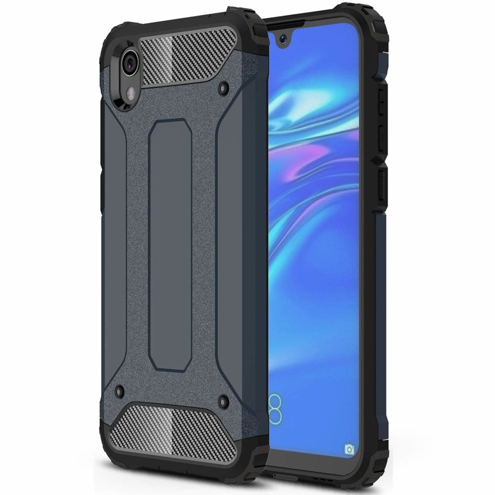 Hybrid Armor Case Tough Rugged Cover for Huawei Y5 2019 / Honor 8S blue - TopMag