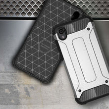 Заредете изображение във визуализатора на галерията – Hybrid Armor Case Tough Rugged Cover for Huawei Y5 2019 / Honor 8S silver - TopMag
