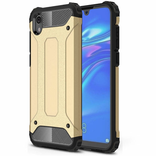 Hybrid Armor Case Tough Rugged Cover for Huawei Y5 2019 / Honor 8S golden - TopMag