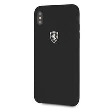 Заредете изображение във визуализатора на галерията – Ferrari Hardcase FEOSIHCI65BK iPhone Xs Max czarny/black Silicone Off track - TopMag
