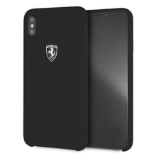 Заредете изображение във визуализатора на галерията – Ferrari Hardcase FEOSIHCI65BK iPhone Xs Max czarny/black Silicone Off track - TopMag
