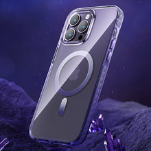 Заредете изображение във визуализатора на галерията – Kingxbar PQY Ice Crystal Series magnetic case for iPhone 14 MagSafe gray
