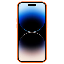 Заредете изображение във визуализатора на галерията – Tel Protect Kickstand case + camera glass (lens) for Iphone 15 Pro orange
