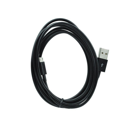 Универсален USB кабел към Micro USB (2 метра) черен - само за 10.99 лв