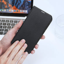 Заредете изображение във визуализатора на галерията – Dux Ducis Skin X2 case Samsung Galaxy S23 flip case wallet stand black
