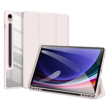 Заредете изображение във визуализатора на галерията – Dux Ducis Toby case with flip stand for Samsung Galaxy Tab S9 FE - pink
