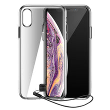 Заредете изображение във визуализатора на галерията – Baseus Transparent Key case cover for iPhone XS Max black (WIAPIPH65-QA01) - TopMag
