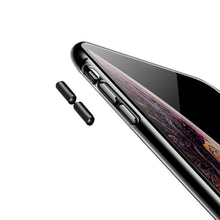 Заредете изображение във визуализатора на галерията – Baseus Transparent Key case cover for iPhone XS Max black (WIAPIPH65-QA01) - TopMag
