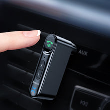 Заредете изображение във визуализатора на галерията – Baseus Qiyin Bluetooth audio receiver AUX mini jack for car black (WXQY-01) - TopMag
