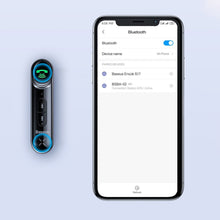 Заредете изображение във визуализатора на галерията – Baseus Qiyin Bluetooth audio receiver AUX mini jack for car black (WXQY-01) - TopMag
