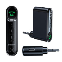 Заредете изображение във визуализатора на галерията – Baseus Qiyin Bluetooth audio receiver AUX mini jack for car black (WXQY-01) - TopMag
