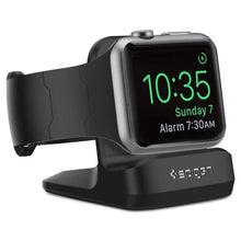 Заредете изображение във визуализатора на галерията – SPIGEN S350 NIGHT STAND APPLE WATCH 38/40/42/44 BLACK - TopMag
