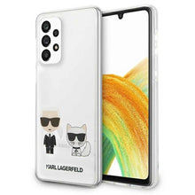 Заредете изображение във визуализатора на галерията – Оригинален гръб Karl Lagerfeld за samsung a33 (ik + choupette / transparent) - TopMag

