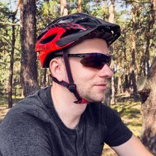 Заредете изображение във визуализатора на галерията – Wozinsky bicycle helmet / scooter helmet 57-62 cm M / L adjustable black / red (WBH-MTB01)
