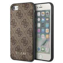 Заредете изображение във визуализатора на галерията – Original Case GUESS 4G Big Metal Gold Logo GUHCI8G4GFBR for Iphone 7/8/SE 2020/2022 brown
