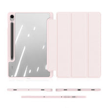 Заредете изображение във визуализатора на галерията – Dux Ducis Toby case with flip stand for Samsung Galaxy Tab S9 FE - pink
