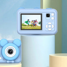 Заредете изображение във визуализатора на галерията – Digital camera for children D32 Mouse with tripod blue
