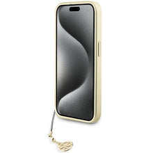 Заредете изображение във визуализатора на галерията – Guess GUHCP15LGF4GGR iPhone 15 Pro 6.1" gray/gray hardcase 4G Charms Collection
