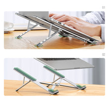 Заредете изображение във визуализатора на галерията – Ugreen foldable adjustable laptop stand silver (LP451)
