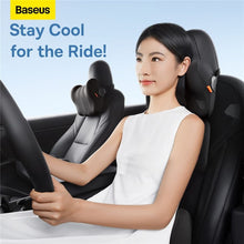 Заредете изображение във визуализатора на галерията – BASEUS ComfortRide Series Car Cooling Lumbar Pillow Cluster Black C20036402111-01
