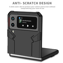 Заредете изображение във визуализатора на галерията – Forcell mecha case for samsung galaxy z flip 4 5g black
