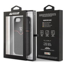 Заредете изображение във визуализатора на галерията – Ferrari Hardcase FEOVEHCI8BK iPhone 7/8 SE2020 / SE 2022 black / black Off Track Victory - TopMag
