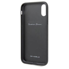 Заредете изображение във визуализатора на галерията – Ferrari Hardcase FEOVEHCPXBK iPhone X/Xs black/czarny Off Track Victory - TopMag
