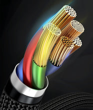 Заредете изображение във визуализатора на галерията – Baseus Cafule Cable Durable Nylon Braided Wire USB Type C PD / Lightning 18W QC3.0 1m black-grey (CATLKLF-G1) - TopMag
