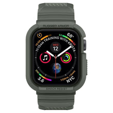 Заредете изображение във визуализатора на галерията – SPIGEN RUGGED ARMOR "PRO" APPLE WATCH 4/5/6 / SE (44MM) MILITARY GREEN - TopMag
