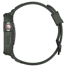 Заредете изображение във визуализатора на галерията – SPIGEN RUGGED ARMOR "PRO" APPLE WATCH 4/5/6 / SE (44MM) MILITARY GREEN - TopMag
