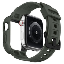 Заредете изображение във визуализатора на галерията – SPIGEN RUGGED ARMOR "PRO" APPLE WATCH 4/5/6 / SE (44MM) MILITARY GREEN - TopMag
