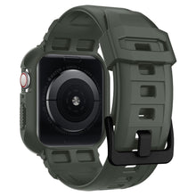 Заредете изображение във визуализатора на галерията – SPIGEN RUGGED ARMOR "PRO" APPLE WATCH 4/5/6 / SE (44MM) MILITARY GREEN - TopMag
