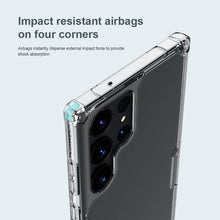 Заредете изображение във визуализатора на галерията – Nillkin Nature Pro TPU Case for Samsung Galaxy S23 Ultra transparent
