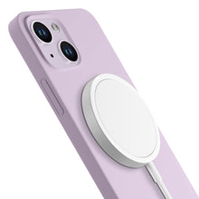 Заредете изображение във визуализатора на галерията – Apple iPhone 14 Plus - 3mk Hardy Silicone MagCase Light Purple
