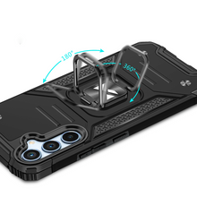 Заредете изображение във визуализатора на галерията – Wozinsky Ring Armor case for Samsung Galaxy A34 5G armored cover magnetic holder ring black
