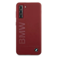 Заредете изображение във визуализатора на галерията – Original faceplate case BMW BMHCS21SSLBLRE for SAMSUNG S21 (Signature Logo / red)
