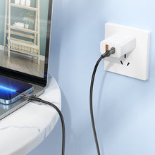 Заредете изображение във визуализатора на галерията – Borofone Cable BU37 Transparent Discovery - Type C to Lightning - PD 20W 1,2 metres black
