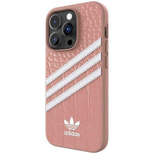 Заредете изображение във визуализатора на галерията – Adidas OR Samba Alligator iPhone 14 Pro 6.1" pink-white/mauve-white 50200
