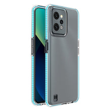 Заредете изображение във визуализатора на галерията – Spring Case for Realme C31 silicone cover with frame light blue
