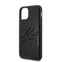 Заредете изображение във визуализатора на галерията – Karl Lagerfeld KLHCN58CRKBK iPhone 11 Pro hardcase czarny/black Croco
