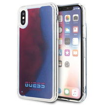 Заредете изображение във визуализатора на галерията – Guess GUHCPXGLCRE iPhone X/Xs czerwony /red hard case California Glow in the dark - TopMag
