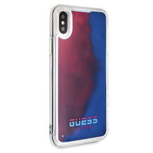 Заредете изображение във визуализатора на галерията – Guess GUHCPXGLCRE iPhone X/Xs czerwony /red hard case California Glow in the dark - TopMag
