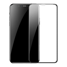 Заредете изображение във визуализатора на галерията – Baseus set of 2x Full Screen glass with 0.3mm frame 9H iPhone 11 Pro / iPhone XS / iPhone X + black positioner (SGAPIPH58S-KC01) - TopMag
